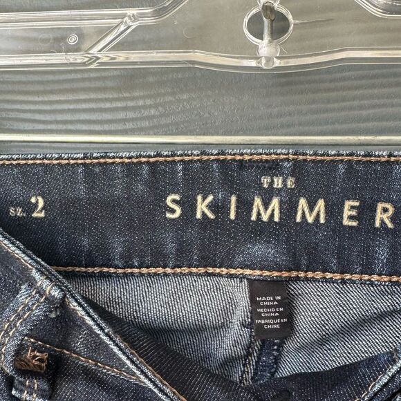 White House Black Market The Skimmer Distressed Straight Jean Size 2 - Picture 4 of 7